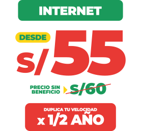 Plan Internet Cable Visión Perú