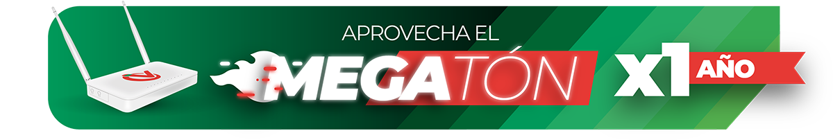 Aprovecha el Megatón y llévate hasta 1000 Mbps por 1 AÑO Aprovecha el Megatón y llévate hasta 1000 Mbps por 1 AÑO